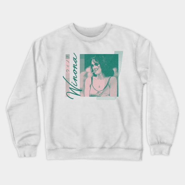 Winona Ryder • #3 • • • • 1990s Aesthetic Design Crewneck Sweatshirt by unknown_pleasures